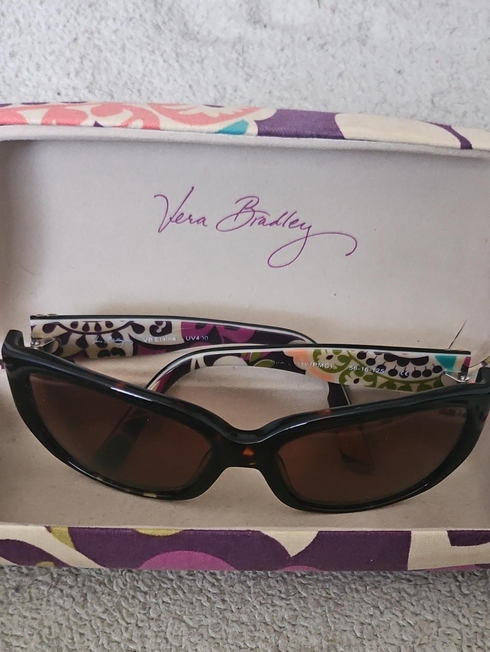 Vera Bradley Plum Crazy Designer